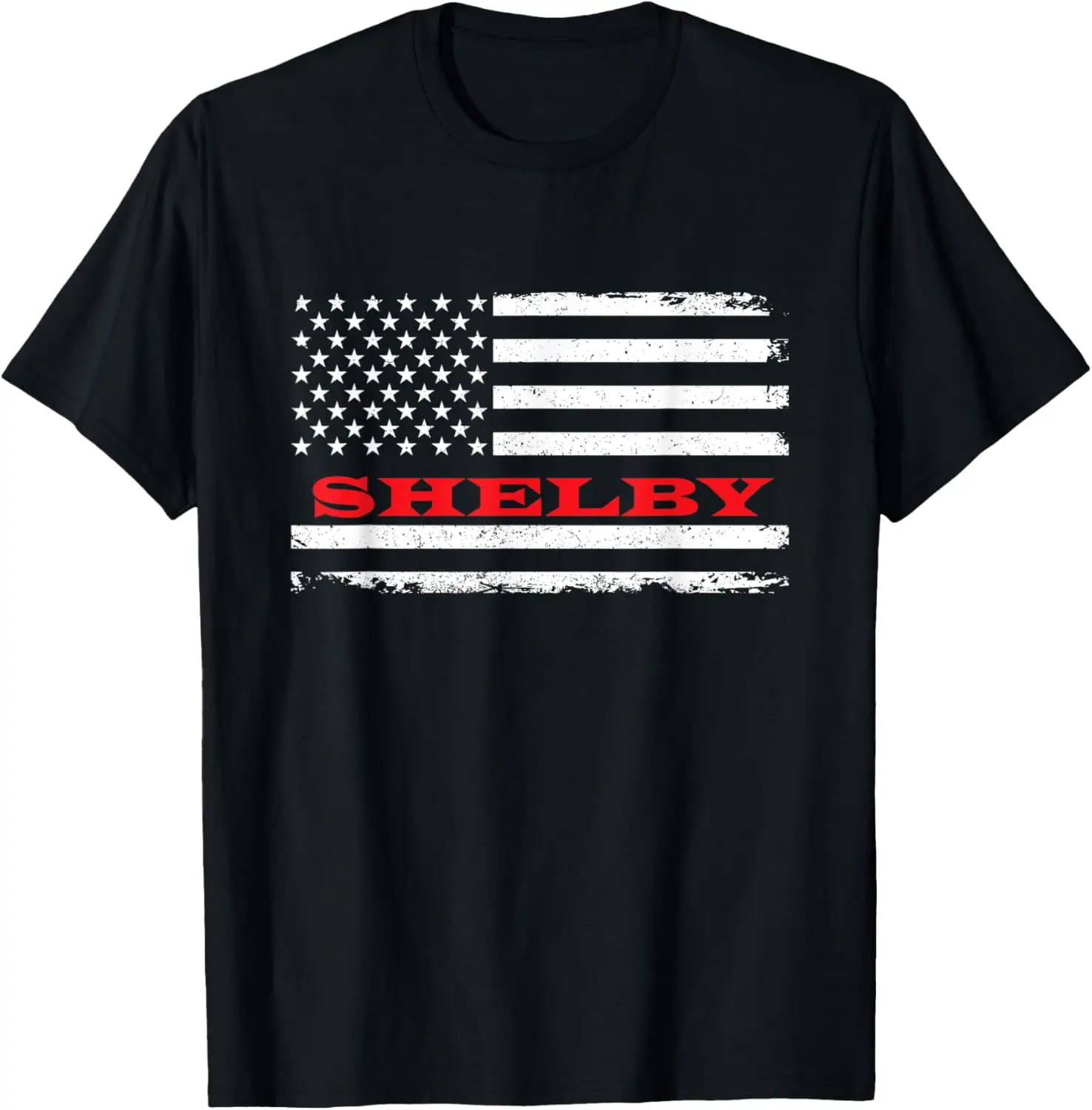 

Montana American Flag Shelby USA Patriotic Souvenir T-Shirt