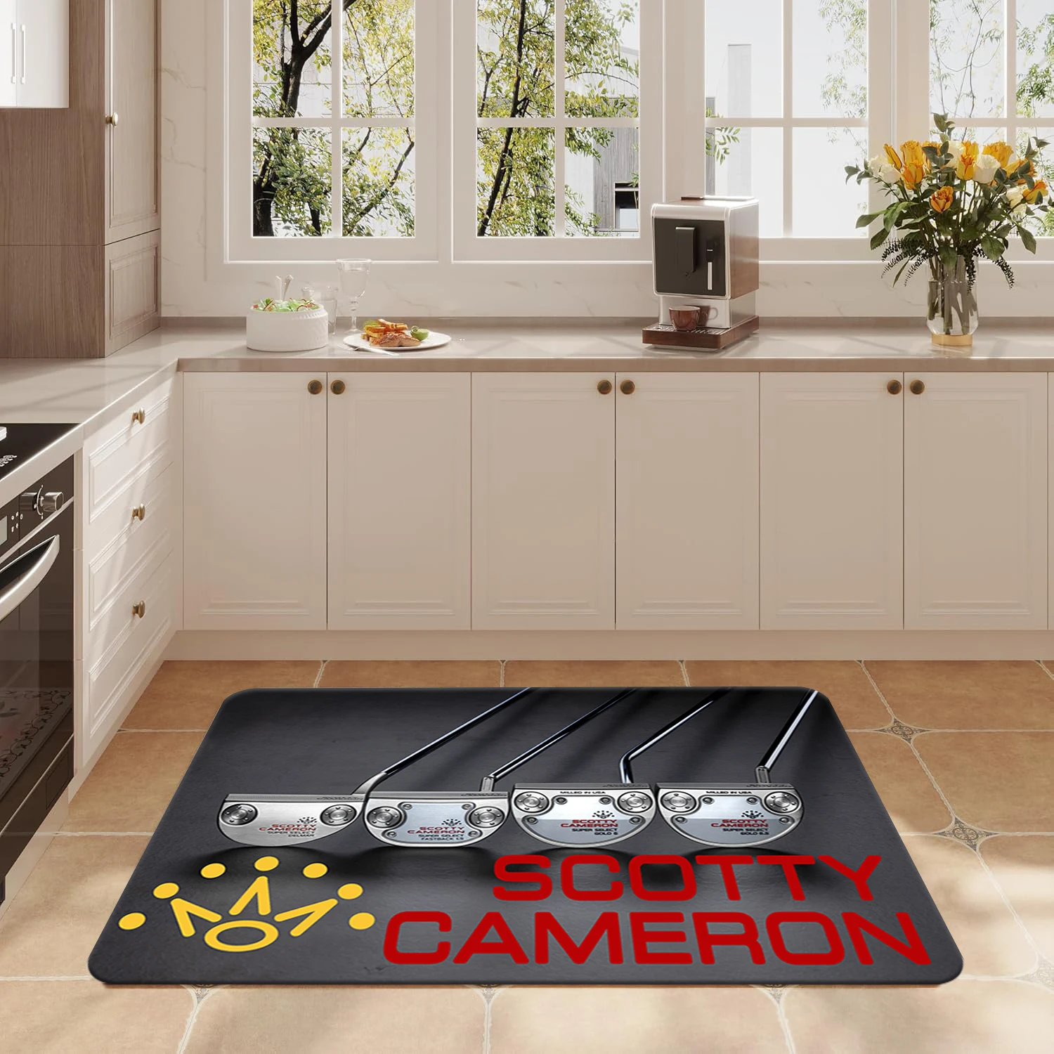 S-Scotty C-Camerons Printed Carpet Non-slip Multi Function carpet Living Room Rugs Entrance Floor mat Home Kitchen Hallway Decor