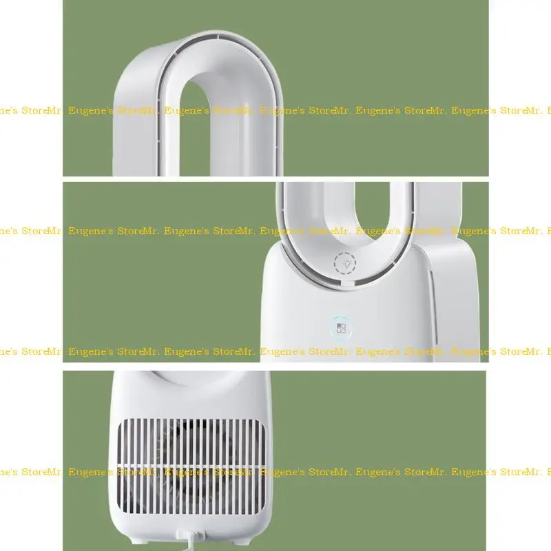 

D08B Portable Bladeless Fan 11.8" Small Cooling Fan for w/5 Colors for Touch