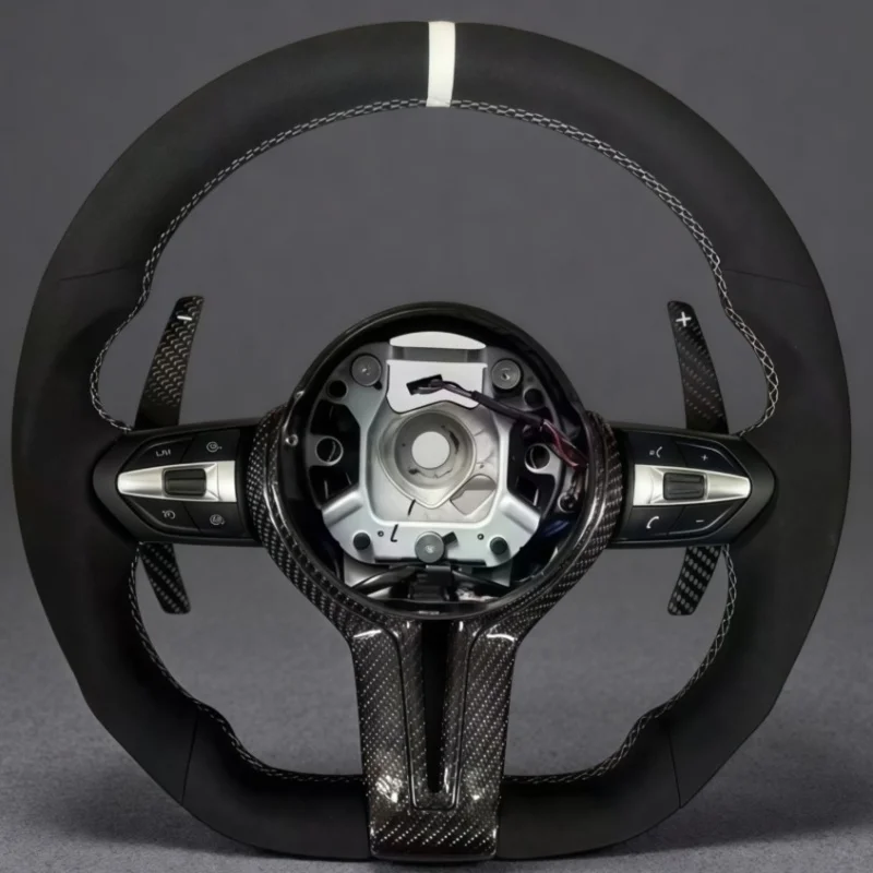 Custom Suede Steering Wheel For BMW M Sport F10 F30 F20 F21 F22 F23 F31 F32 F33 F34 F36 F15 F16 F25 F26 F11 F06 Accessories