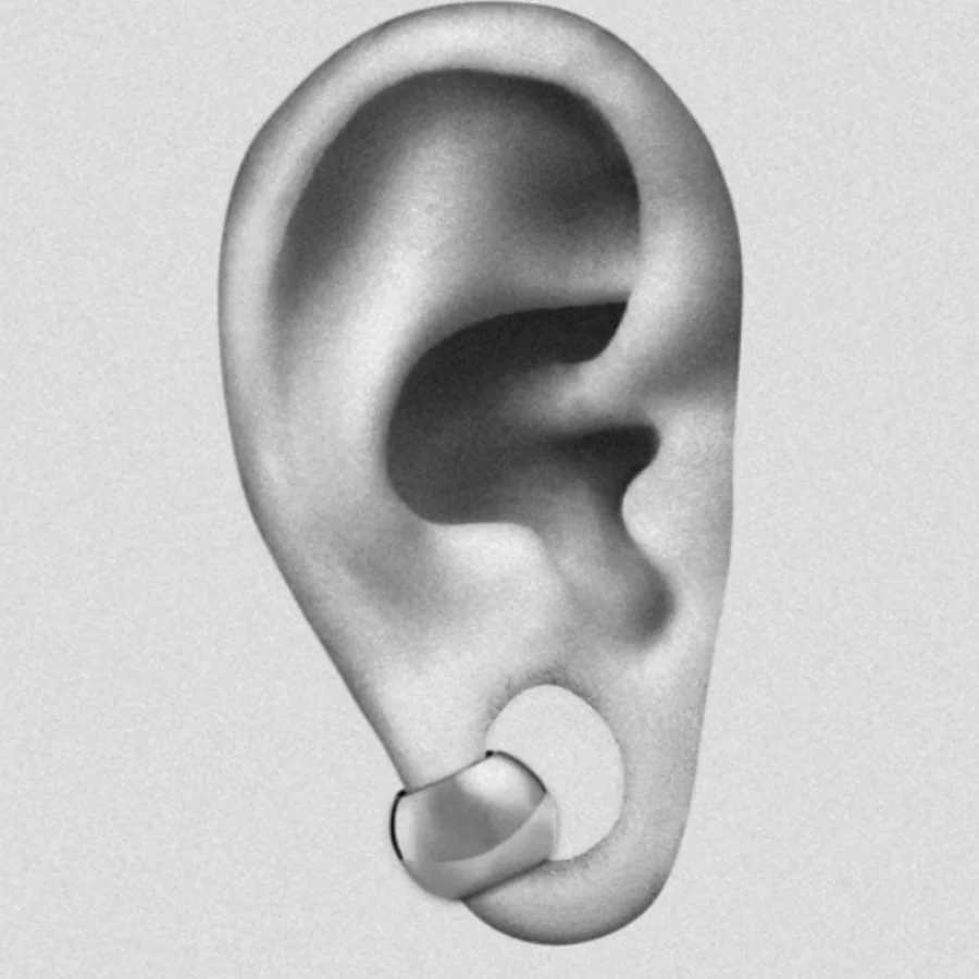 Vankula 2PCS 316 Stainless Steel Classical Ear Weights Hangers Ear Gauges Tunnels For Stretched Lobe Piercing Body Jewelry