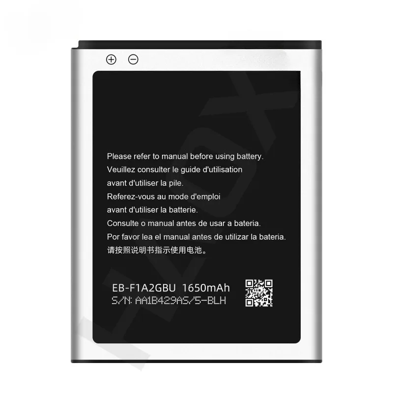 EB-F1A2GBU 1650mAh 3.8V بطارية لأجهزة سامسونج مناسبة لسامسونج I9100 S II/GT-I9100G/GT-I9100T بطارية الهاتف EB-F1A2GBU