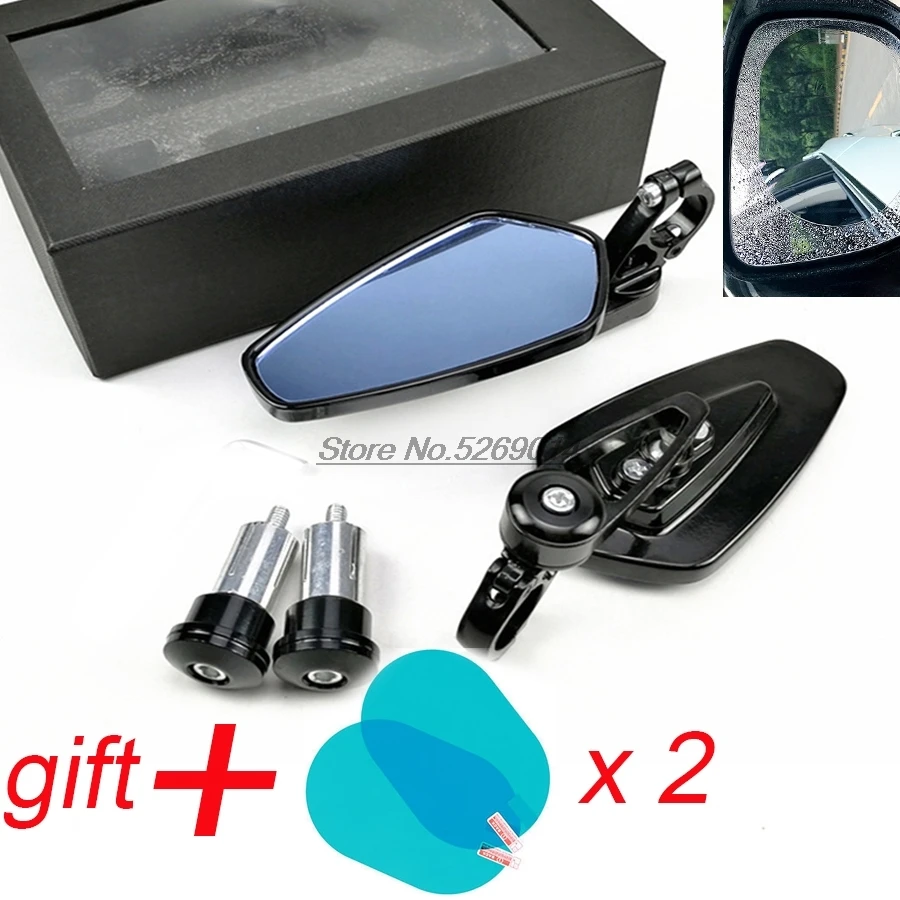 

Original Motorcycle Mirror Handlebar End With Waterproof Cover For Zontes 350e Duke 790 Ktm Accessories K50 Vstrom