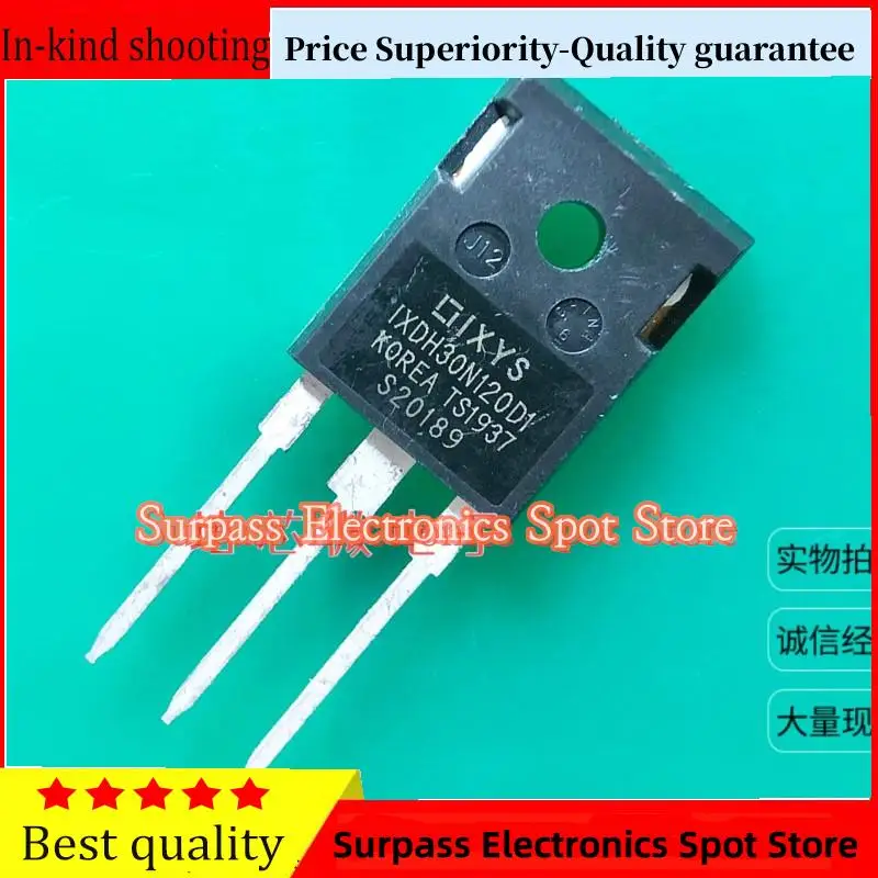 50PCS-100PCS  IXDH30N120D1  IGBT TO-247 60A 1200V Price Superiority-Quality guarantee