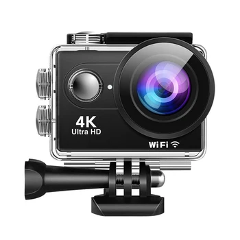 4K 60 FPS WiFi Action Camera Ultra HD Waterproof Underwater EIS Anti-shake Sports Cam for Outdoor Cycling Diving Video Recording