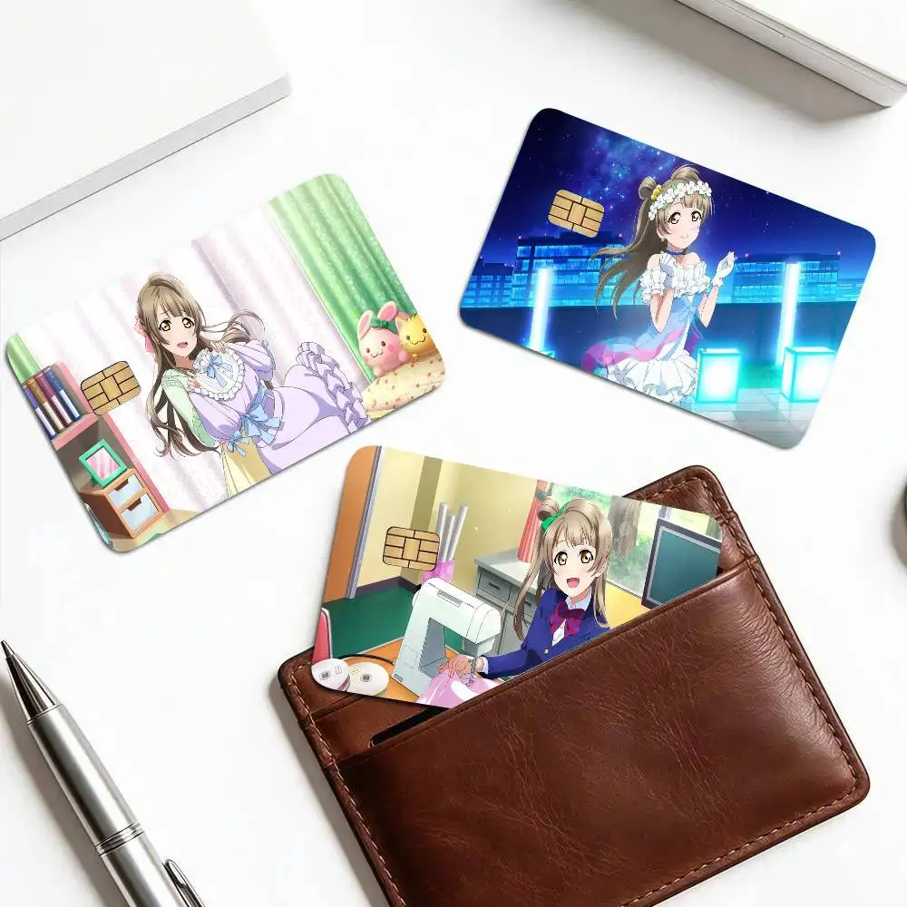 Southern Bird Animation Lovelive Card Sticker 4Pcs Credit Card Skin Anti Scratch Bank Debit Card Decal