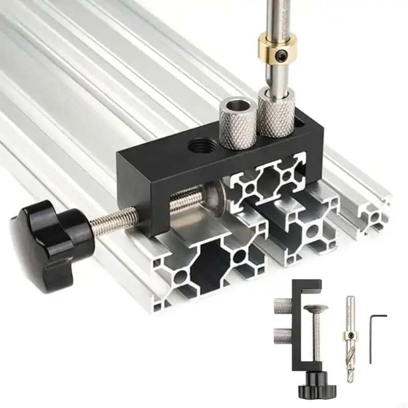 Aluminum Double Hole Guide Punching Tool For Quick & Accurate Drilling C7AC
