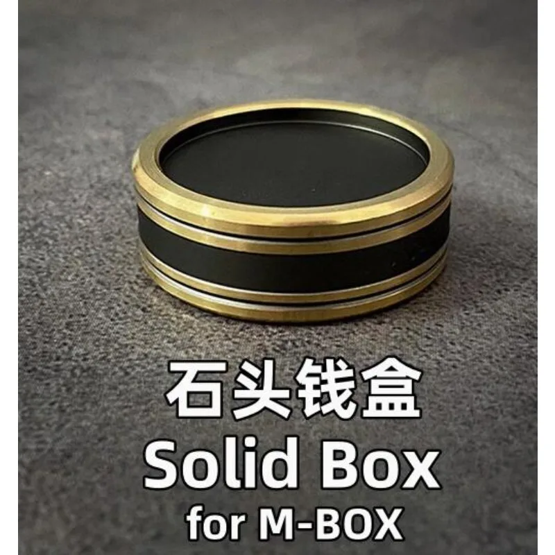 

Solid Box for Okito/Slot Box 26.8mm Coin Appear Vanish Magia Magician Close Up Illusions Gimmick Props Mentalism Upgraded Okito