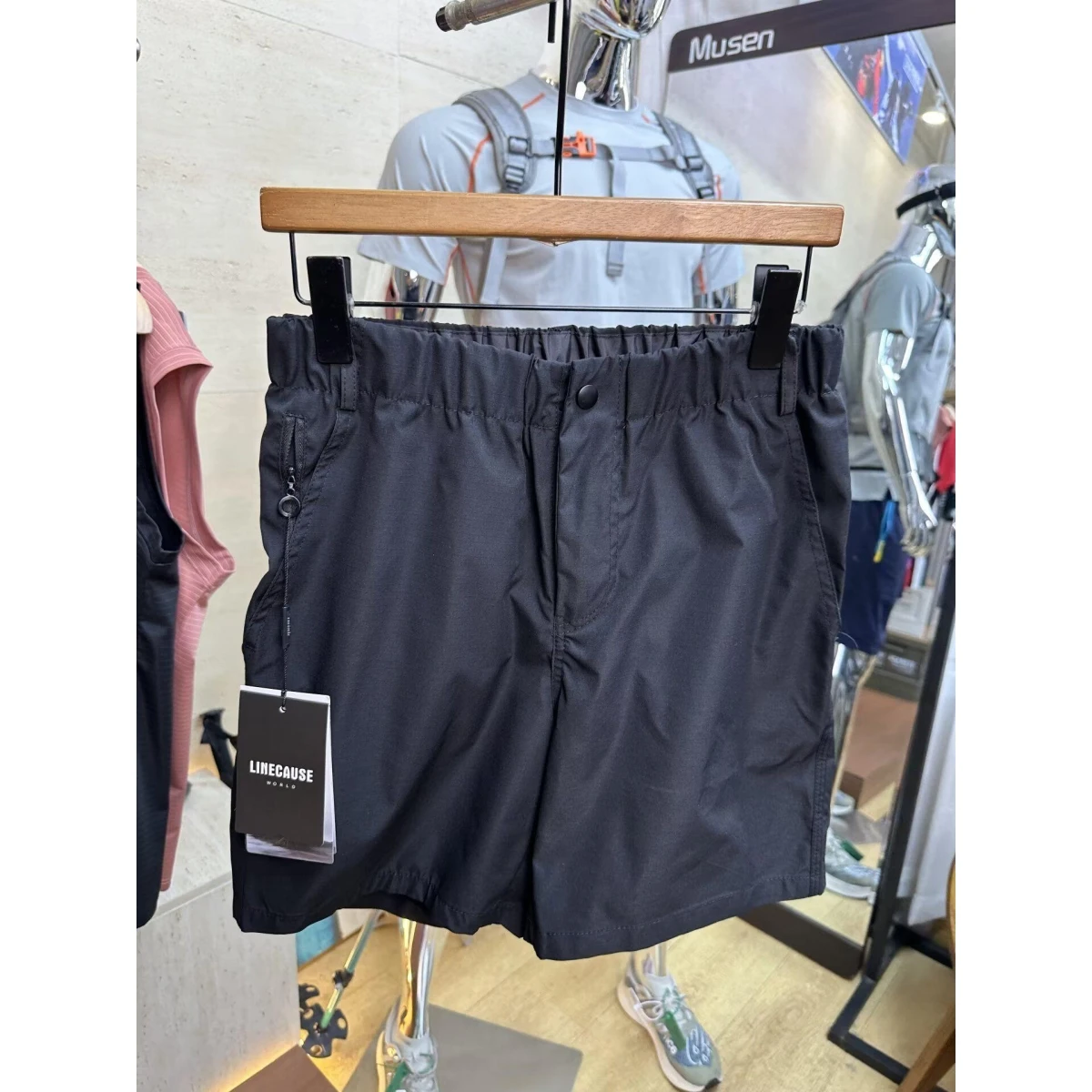 

Summer New American Sle Men's orts Casual Loose Thin Design Sport Leisure Five-Quarter Pants Polyester Fiber Non-Brand