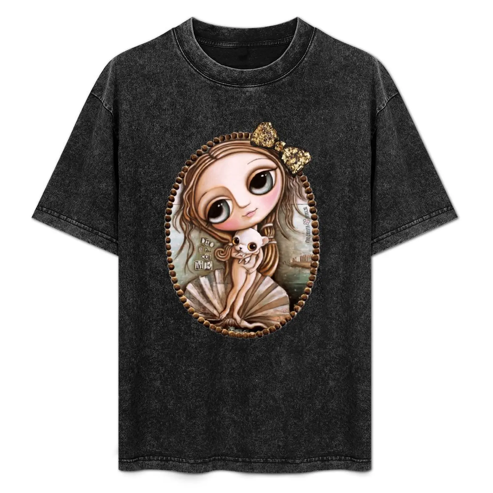 

Birth of Venus with big eyes and chihuahua, Be You T-Shirt summer clothes plus size tops custom shirt vintage t shirt men