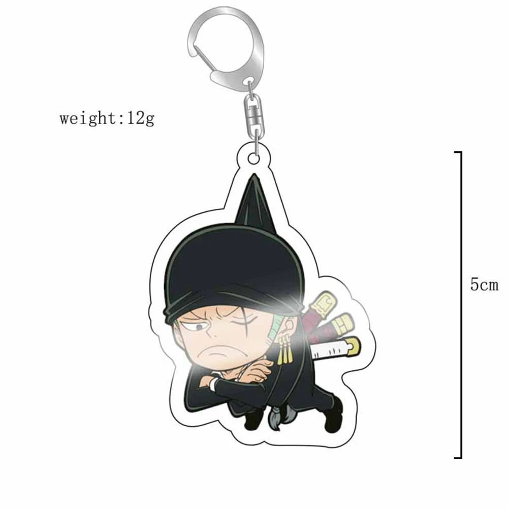 ONE PIECE Action Figures Luffy Acrylic Key Chain Pendant Anime Peripheral Bag Pendant Toys ONE PIECE Party Gift