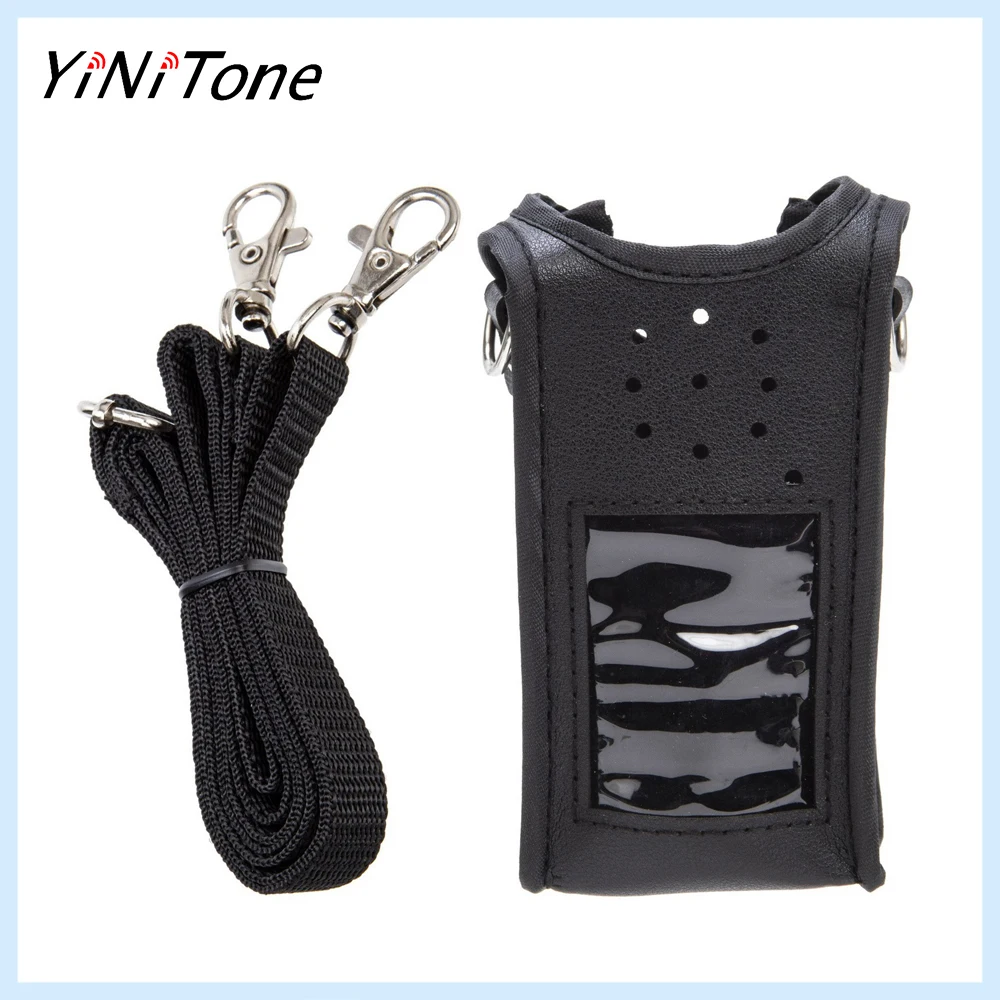 UV-9R Plus BF-A58 BF-9700 GT-3WP UV-XR UV-5S Ham Radio Walkie Talkie High Quality Soft Leather Case Protection Bag