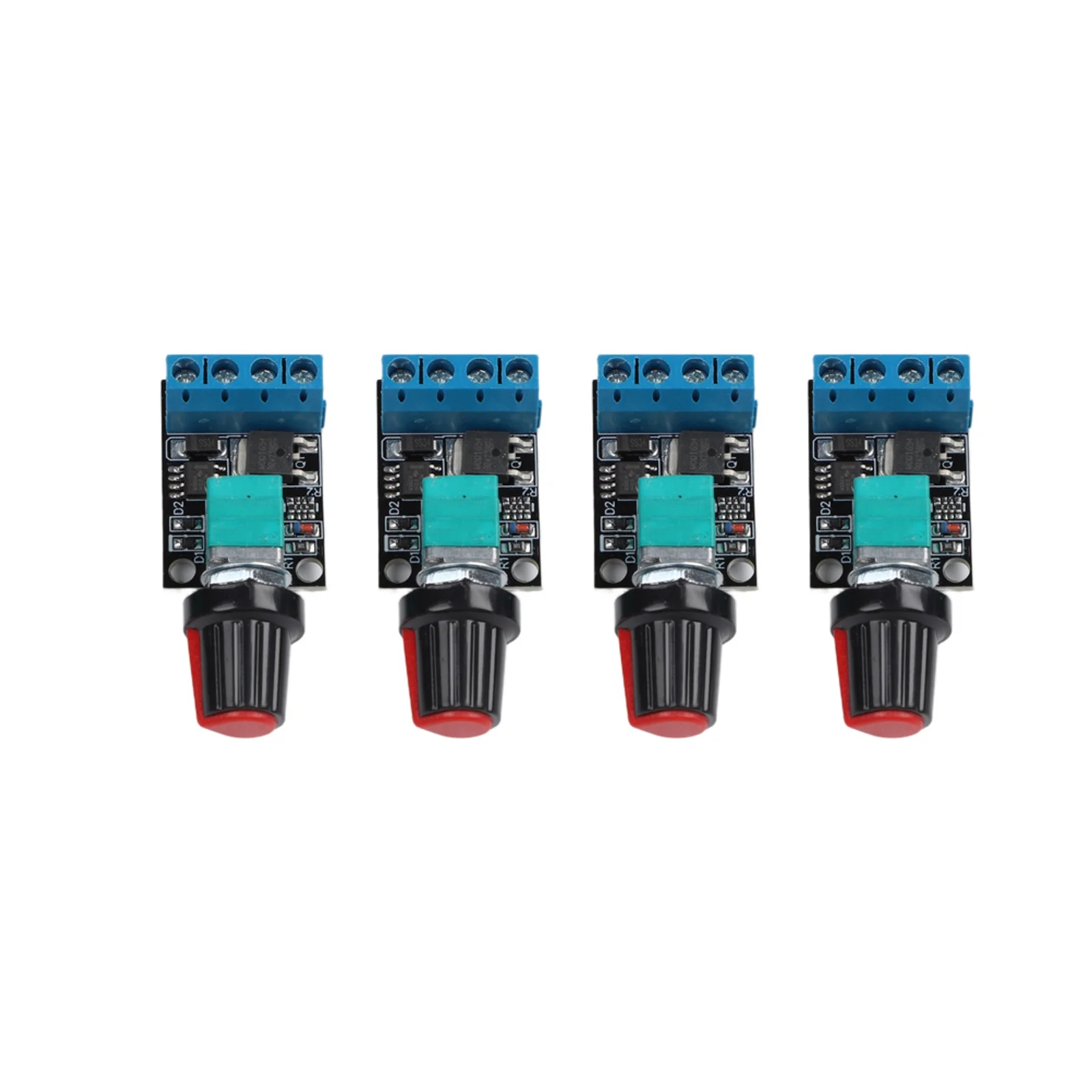 4PCS Adjustable DC For Motor Regulators for PWM Control Suitable for 5V 16V For Motors and Fans with 10A 4PCS Adjustable