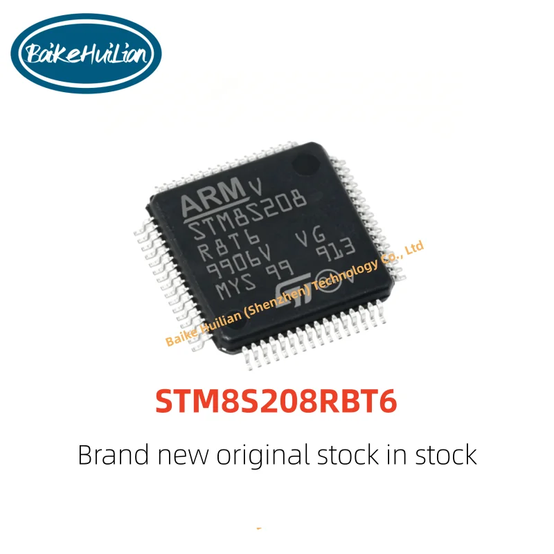 STM8S208RBT6 STM8S208 LQFP-64 8-bit microcontroller MCU flash microcontroller brand new original stock