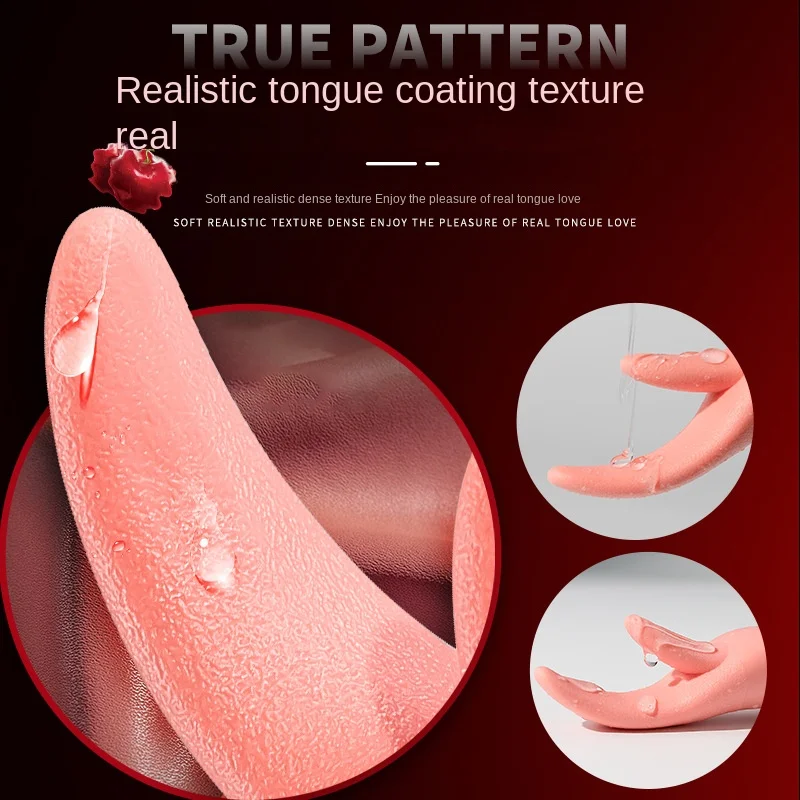 Tongue Vibrator Flapping Flirty Sex Toys Powerful Finger Sleeve Nipple Massager Clitoral Clit Stimulator Adult Toy