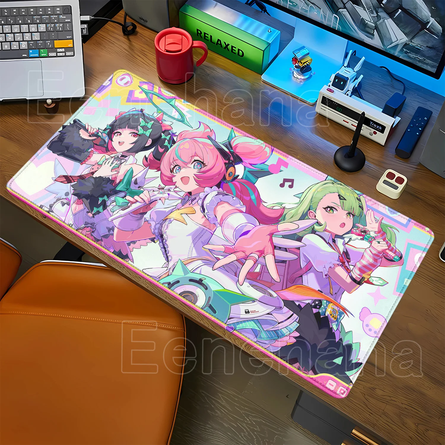 Sunna Zenless Zone Zero ZZZ Mouse Pad Game Large Kawaii Anime Girl Mousepad Gaming keyboard office overlock HD Printing Desk Mat