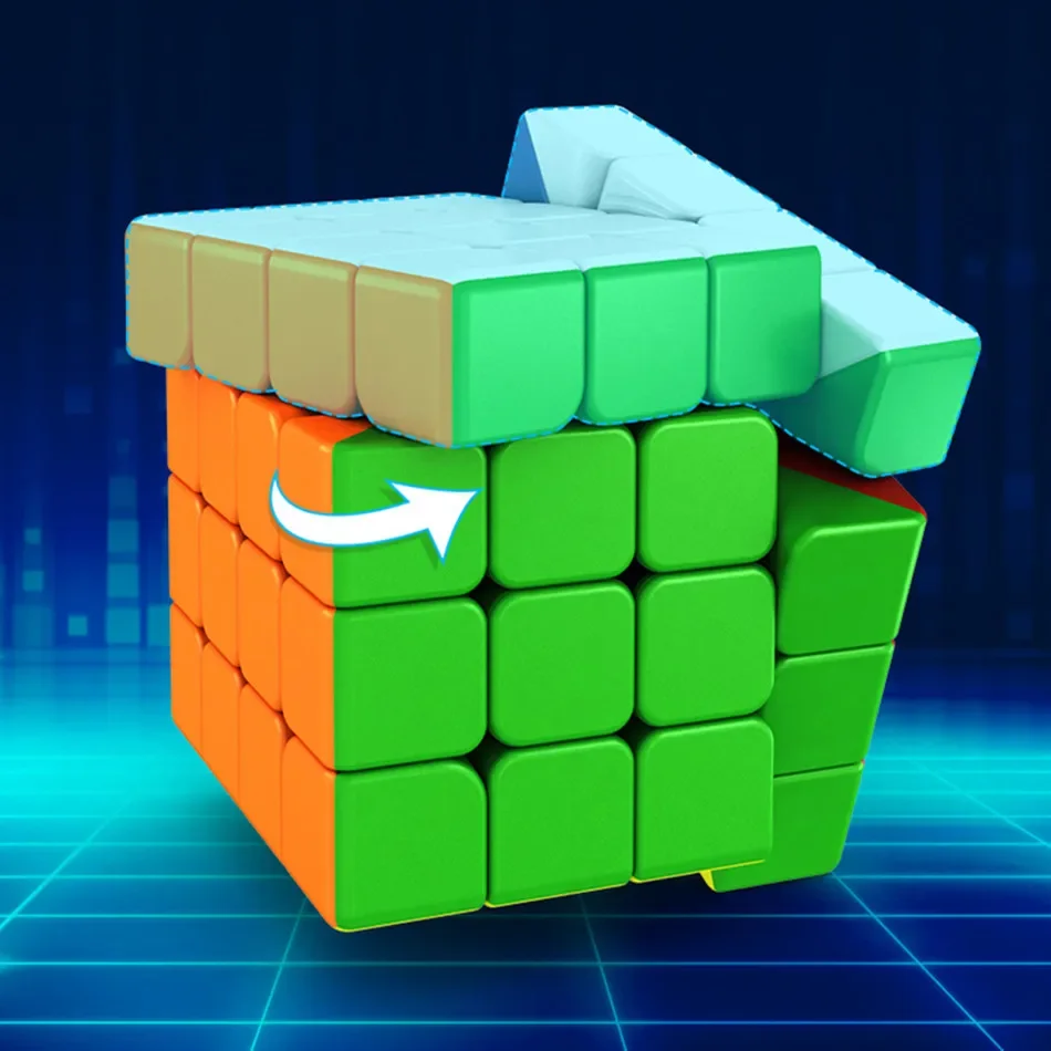 [キューブクレイジー] Moyu RS4M 2020 4X4 マグネット式マジックキューブ RS4 M 4x4 マグネットキューブ スピードキューブ RS3M 2020 パズル おもちゃ 子供向けギフト