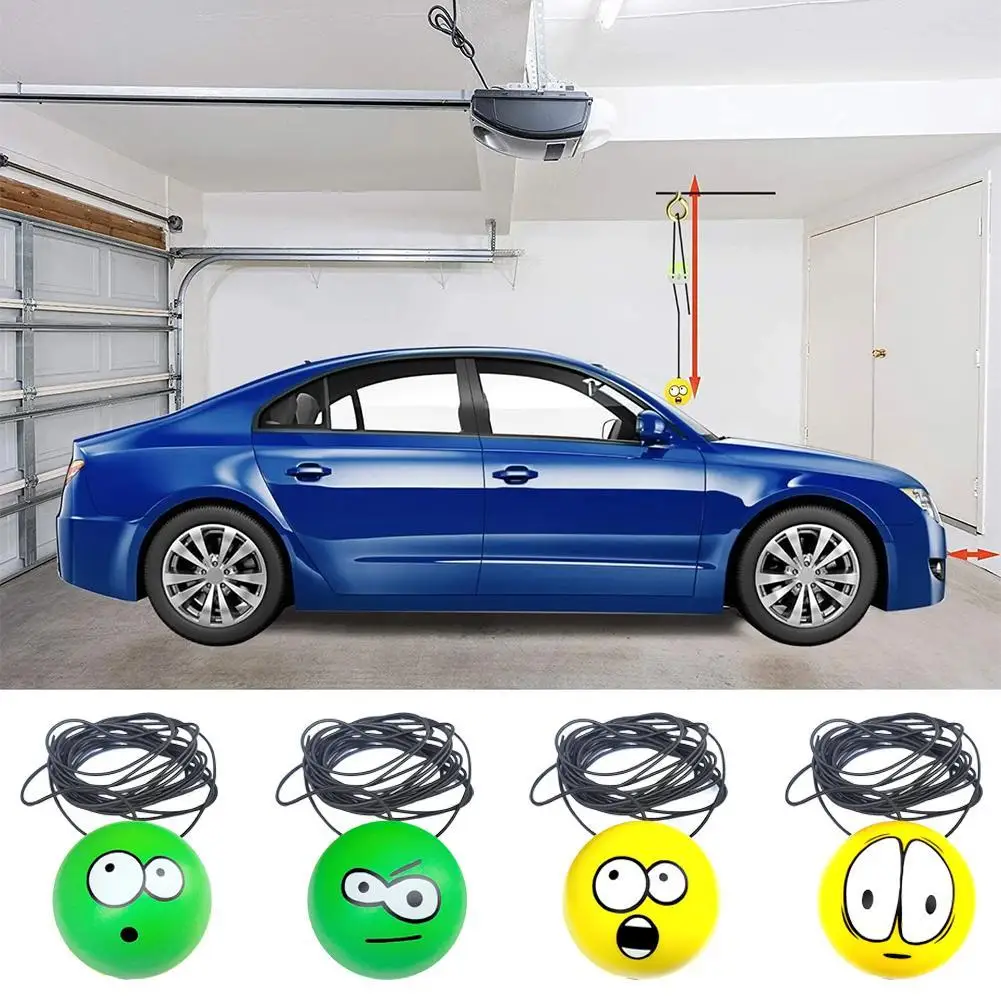 Garage Tennis Parking Aid 7cm Garage Hanging Ball 4m Ball Ornament Rope Parking Sign Car Elastic General Car Foam PU Decora P7D4