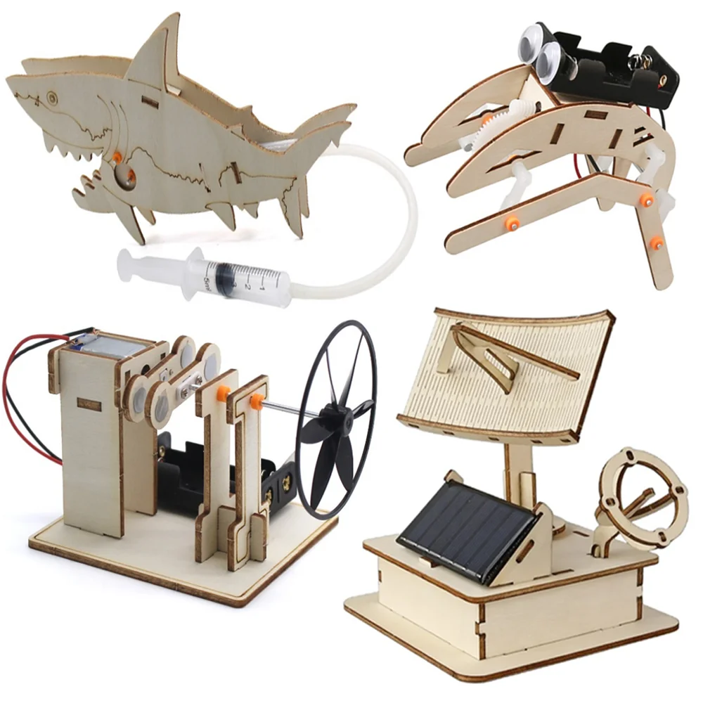DIY Science Toys Kid Scientific Experiment Kit Educational Child STEM Toy Handmade Assembly Craft Technology Project for Student