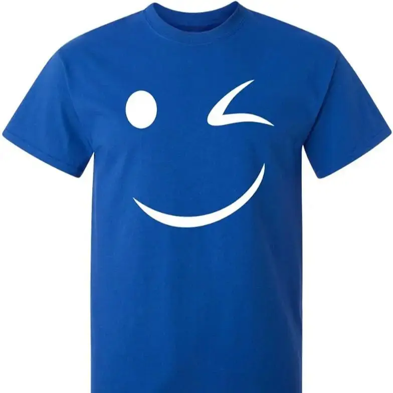 Wink Smile Mens Adult Humor Graphic Novelty Sarcastic Funny T Shirt