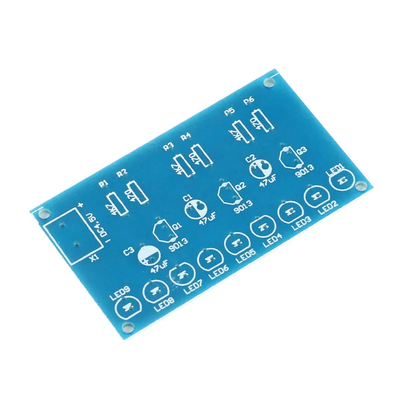 5pcs Three groups of 9 LED light flashing kits, marquee/cycle light/running water light/DIY