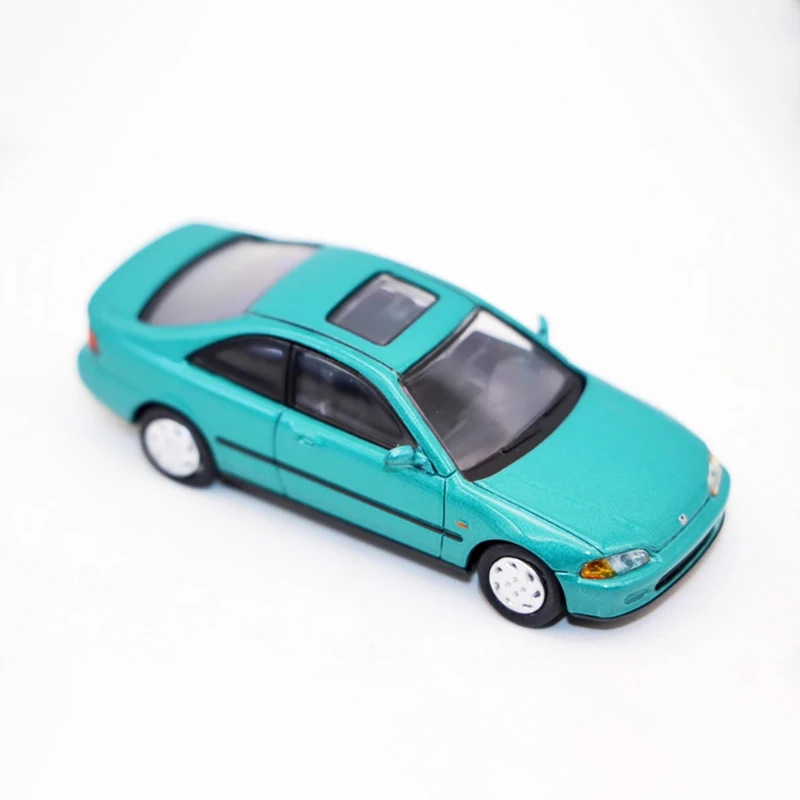 Modèle de voiture de sport classique en alliage moulé sous pression, échelle 1:64, Civic Coupe EJ1, produit fini, jouet de Simulation, modèle statique, ornement, 1995