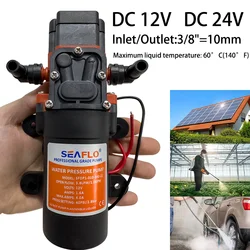 Micro 35psi Dc 12V 24V Marine Elektrische Booster Pomp Diafragma Zelfaanzuigende Pomp Huis Auto Zonne-Douche, Auto Wassen, Pompen