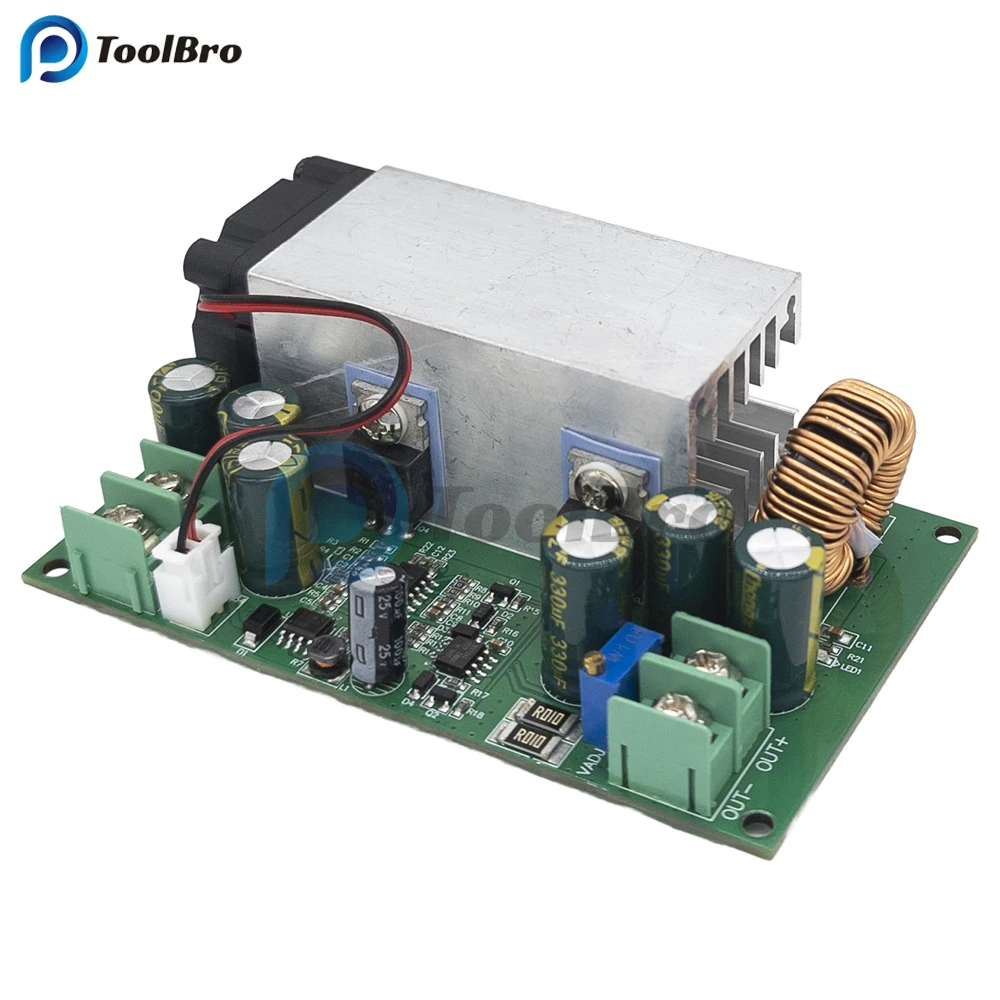 600W 25A Adjustable DC-DC Step Down Buck Converter Board Voltage Regulator Power Supply Module 12V-75V to 5V 19V 21V 24V 48V