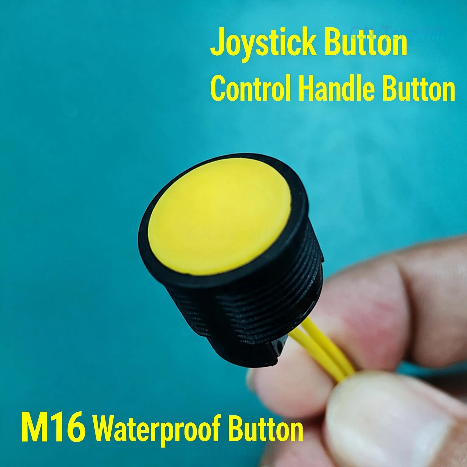 Waterproof Momentary Push Button Switch M16 with Control Handle Grip for Industrial Machinery Equipment