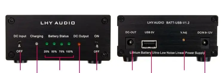 LT3042 источник питания аккумулятора, низкий уровень шума, высокоточный линейный регулятор постоянного тока, USB 5 в 12 В 2 а внешний аккумулятор