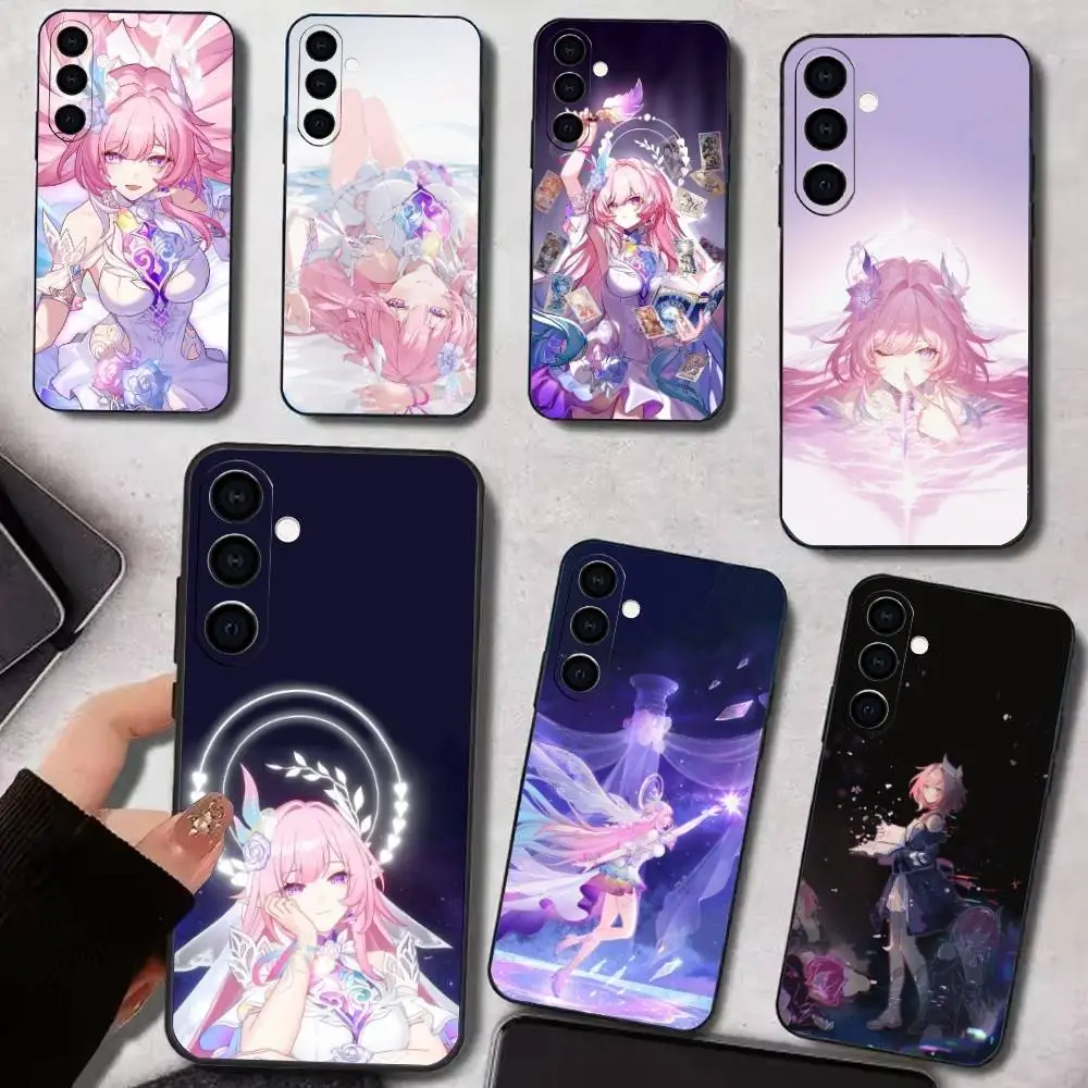 

C-Cyrene H-Honkai Star Rail Phone Case For Samsung Galaxy A73,A72,A71,A70,A53,A52,A51,Soft Silicone Black Cover