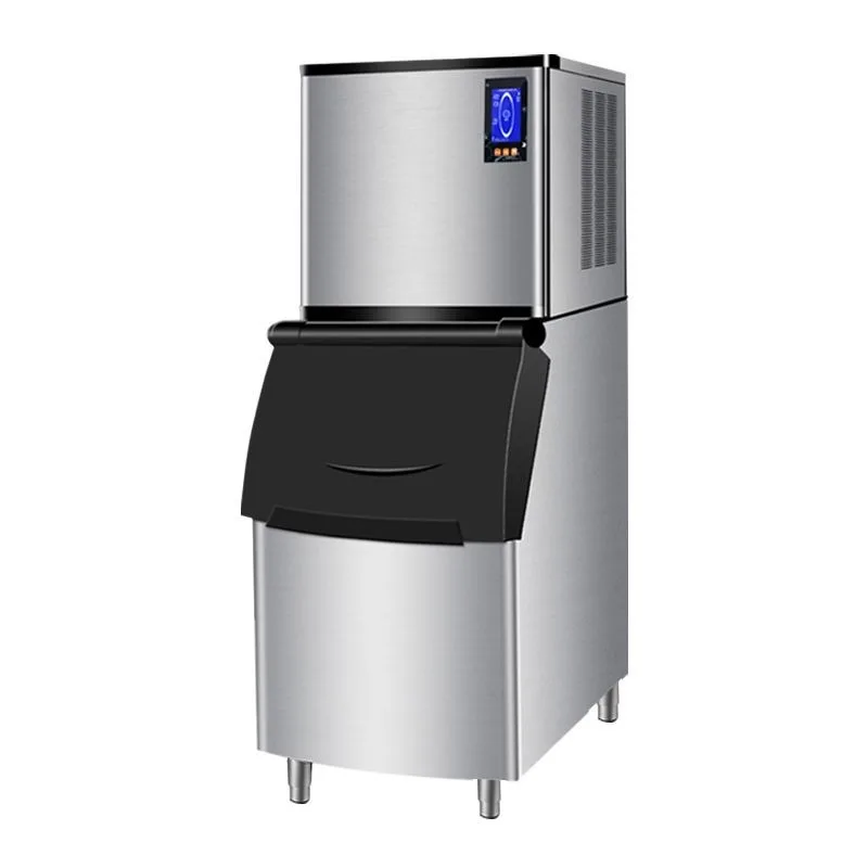 Commercial 500lb 300lb ice machine tea shop split ice machine commercial milk tea