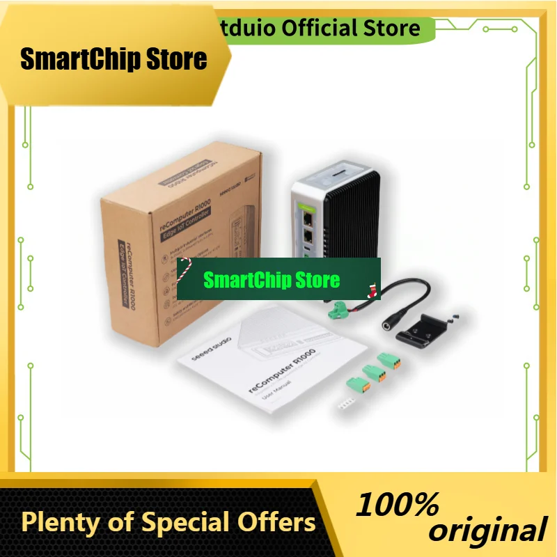 SmCpreComputer R1013-10 - Raspberry Pi IoT Gateway & Controller, CM4-Powered, AI Capable | 2GB RAM, 8GB EMMC
