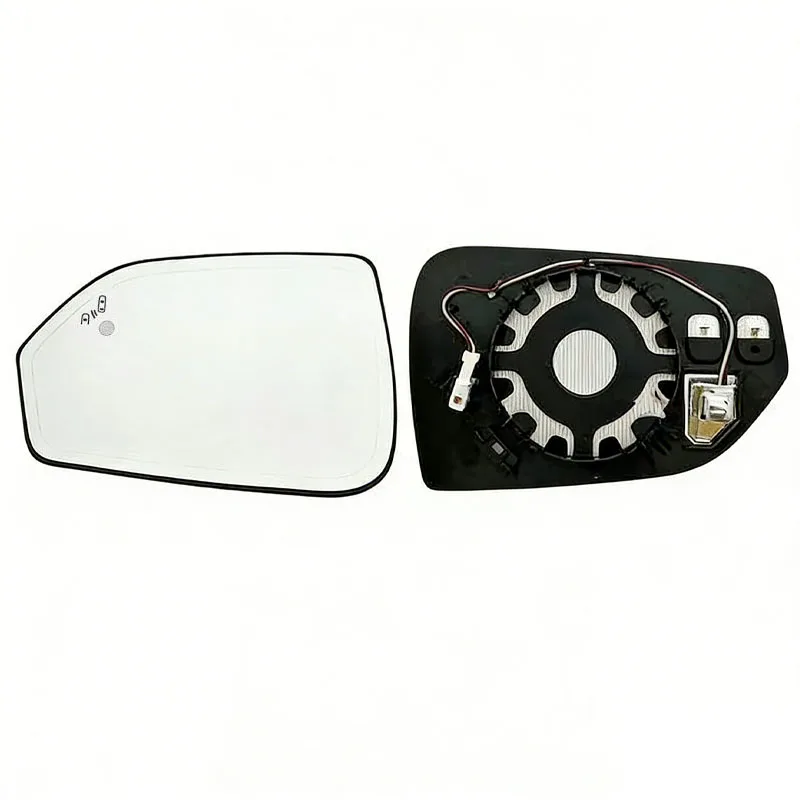 For Lincoln MKZ 2013 2014 2015 2016 2017 2018 2019 2020 Rearview Mirror Lens With Heating Blind Spot Detection System