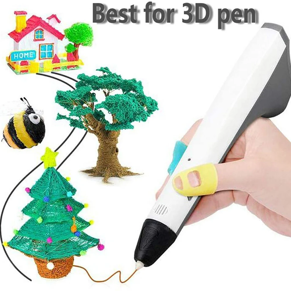 PLA Farbiger, geruchloser Sicherheits-Kunststoff-3D-Stift, Filamentdurchmesser 1,75 mm, für 3D-Druckstift, Kindergeburtstag, kreatives Weihnachtsgeschenk – Detail 5