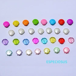 Beige Color Acrylic Shell Shaped Loose Beads Cute Pearl Small Spacer DIY Jewelry Making Departments Bracelet Braid Accessories
