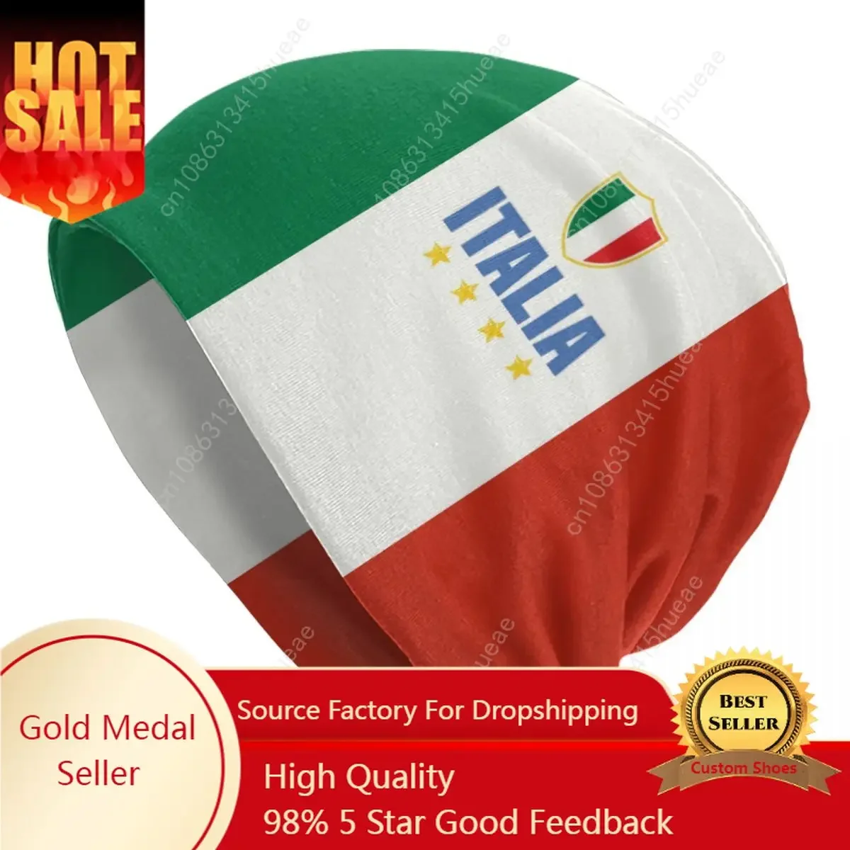 

Flag Of Italy Beanies Caps Men Women Unisex Trend Winter Warm Knitted Hat Adult Bonnet Hats