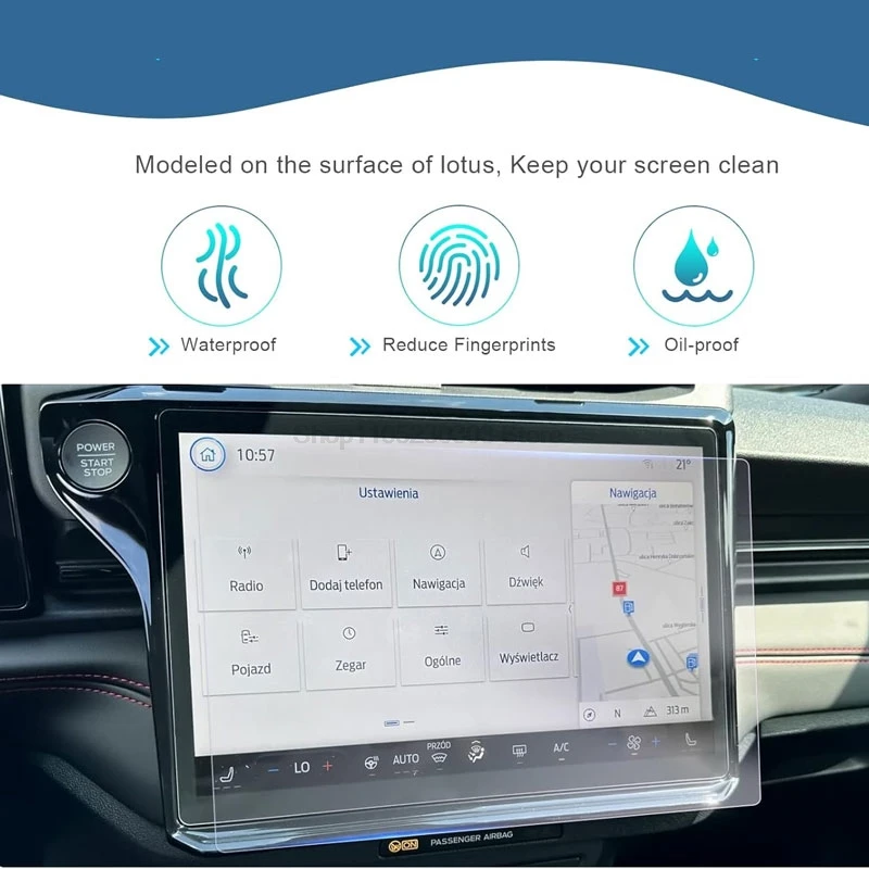 Protector de pantalla táctil de vidrio templado para Ford Puma ST Line 2019-2026, navegación por infotación de coche, gps, accesorios Puma Kuga