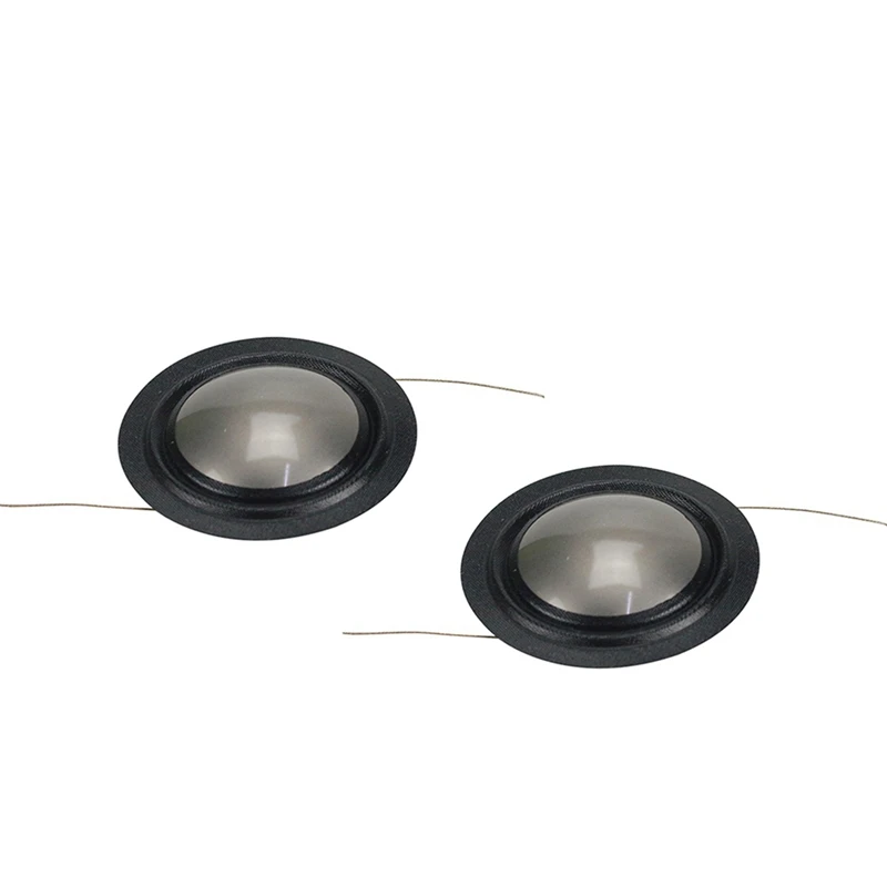 Hot 25.4Mm Imported Metal Titanium Film + Silk Side Diaphragm 25 Core Tweeter Voice Coil Speaker Repair Film 8 OHM 2 Pairs