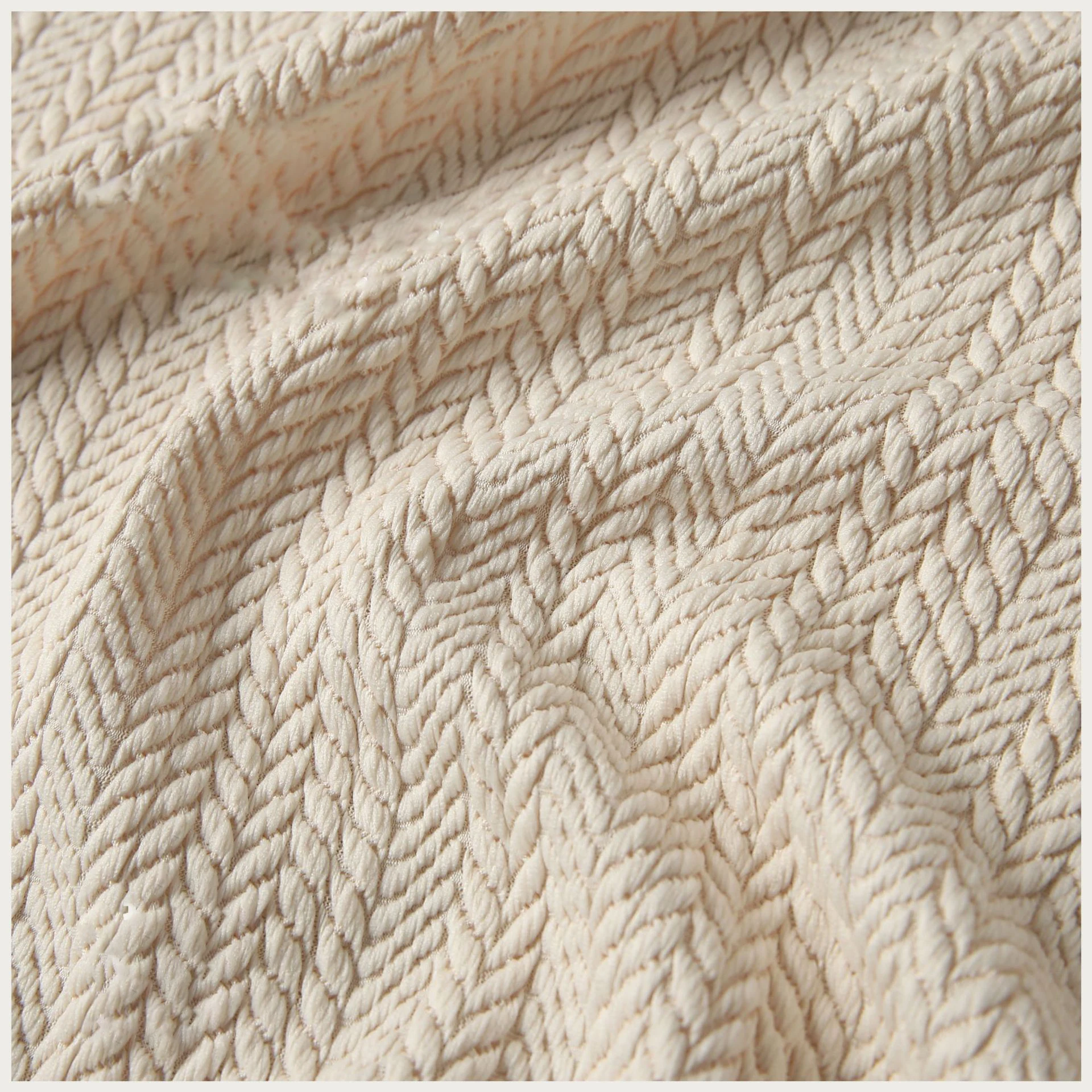 

Rice Ear Pattern Weaving Texture 3D Jacquard Fabric Dress Handbag Diy Sewing Fabric By Half Meter