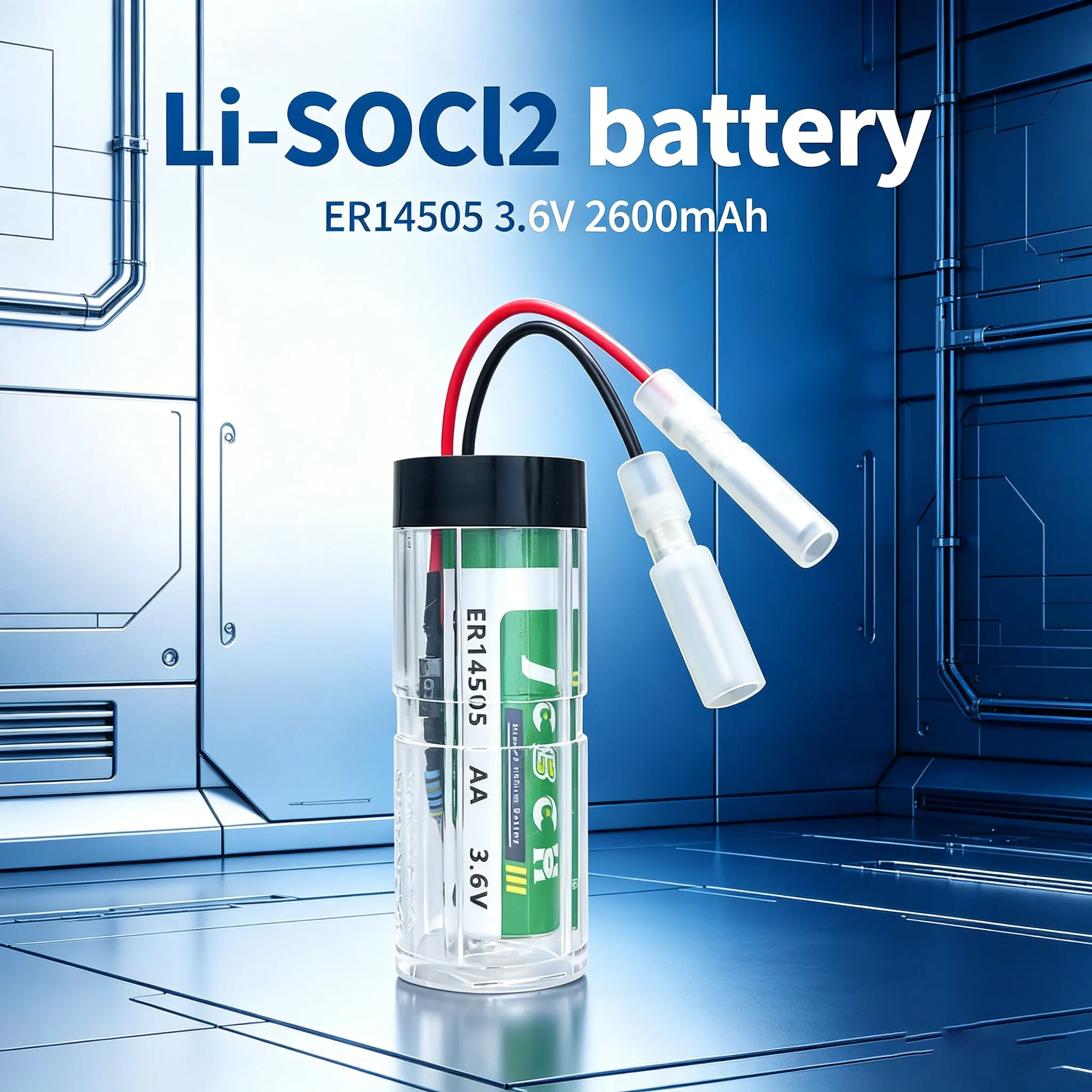 ER14505 rescue positioning beacon sonar navigation buoy equipment sensor water quality monitoring buoy Li-SOCl2 battery 3.6V