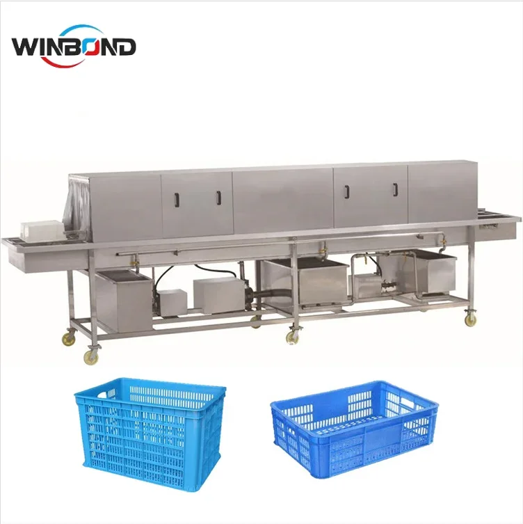 high pressure jet washer cleaner cleaning equipment machine Commercial basket cleaning machine Poultry box cleaning machine