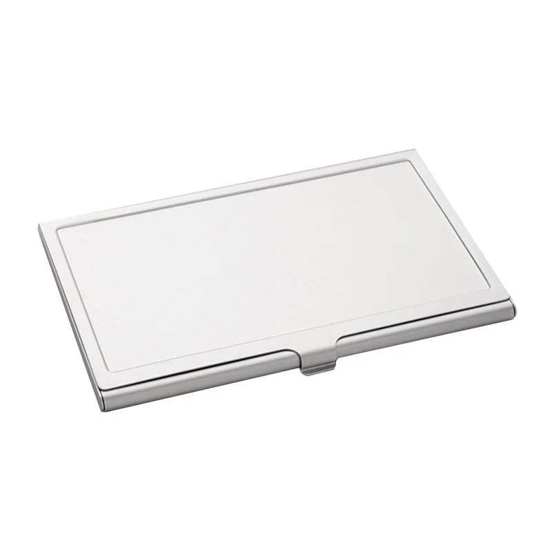 30pcs/Lot Sublimation Blanks Metal Name Card Holders For School/Office Business Use