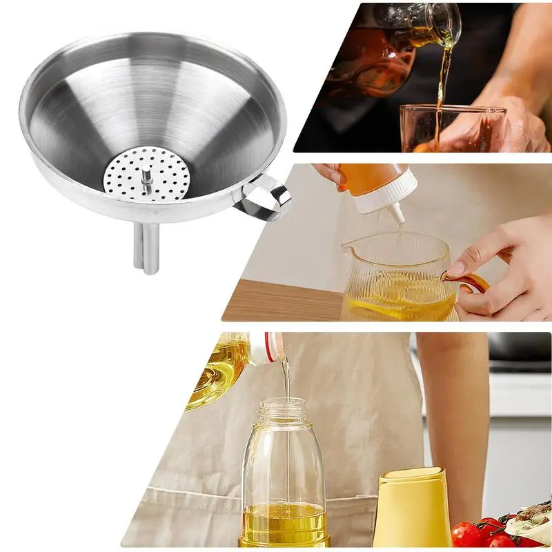 Воронка с фильтром, воронка с фильтром для экрана, воронка с фильтром, воронка с тонкой сеткой, воронка из нержавеющей стали, воронка с масляным фильтром