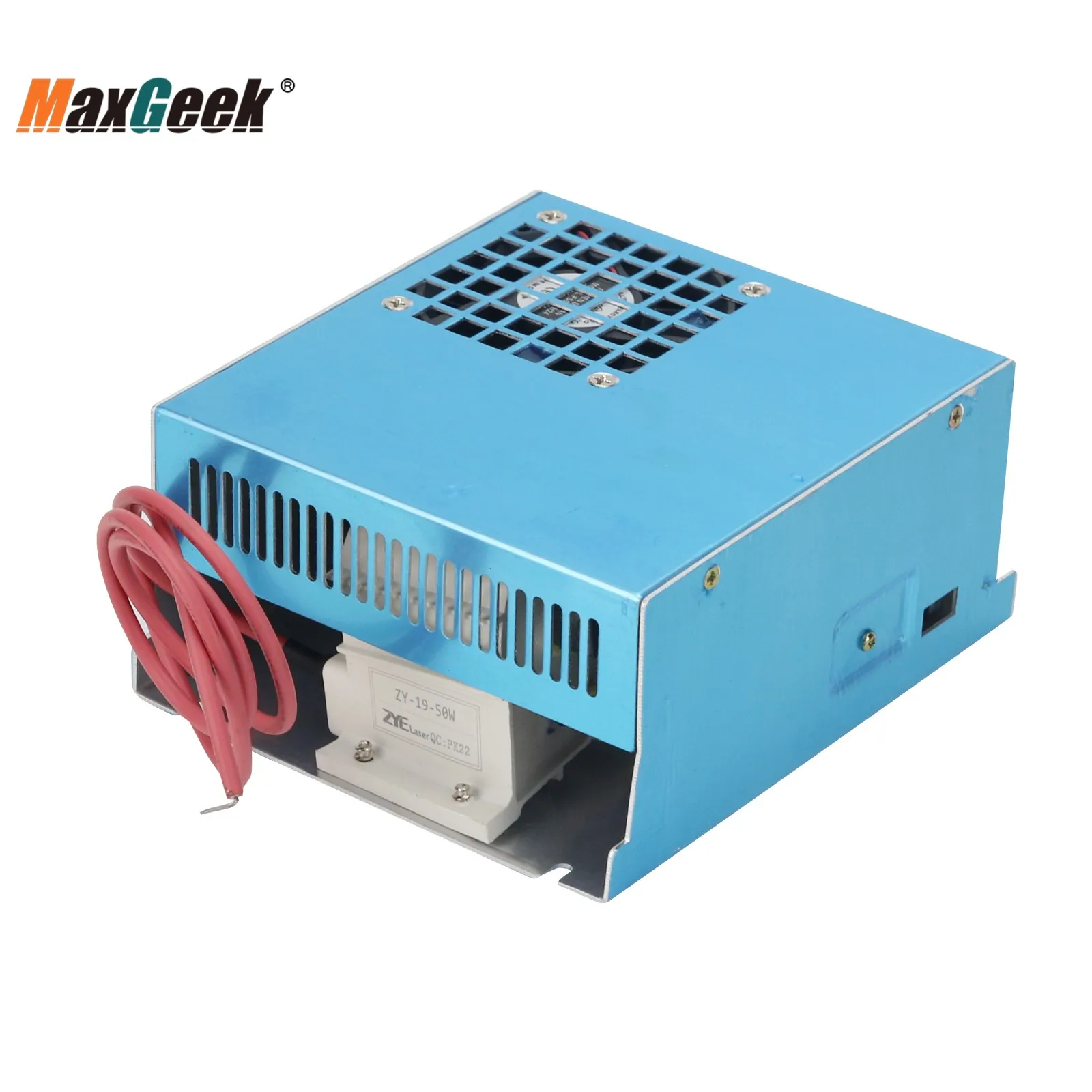 Maxgeek MYJG40W 40 Вт CO2-лазерный источник питания переменного тока 110 В/220 В идеально подходит для CO2-лазерной трубки, гравера, резака