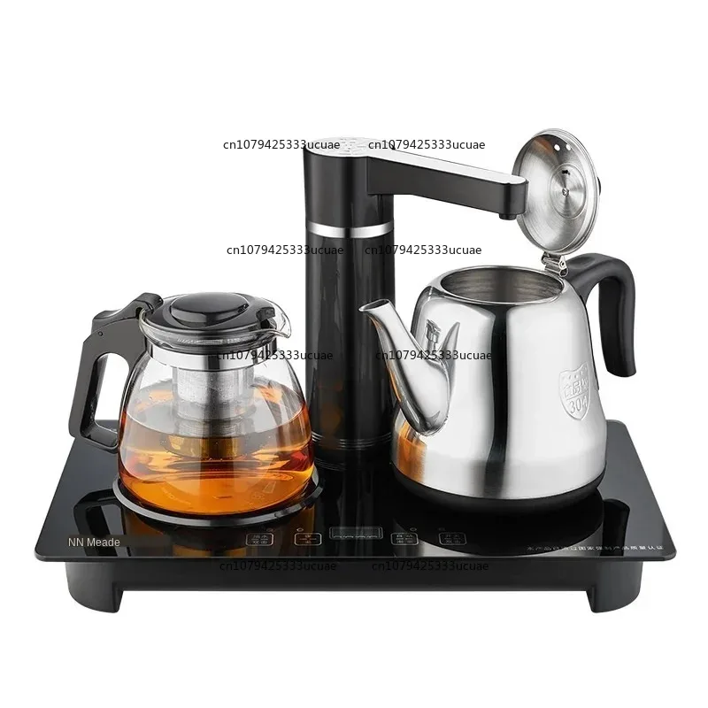 

Электрический чайник из нержавеющей стали 304, автоматическая подача воды, интеллектуальный чайный столик с регулировкой температуры, встроенная панель чайного сервиза