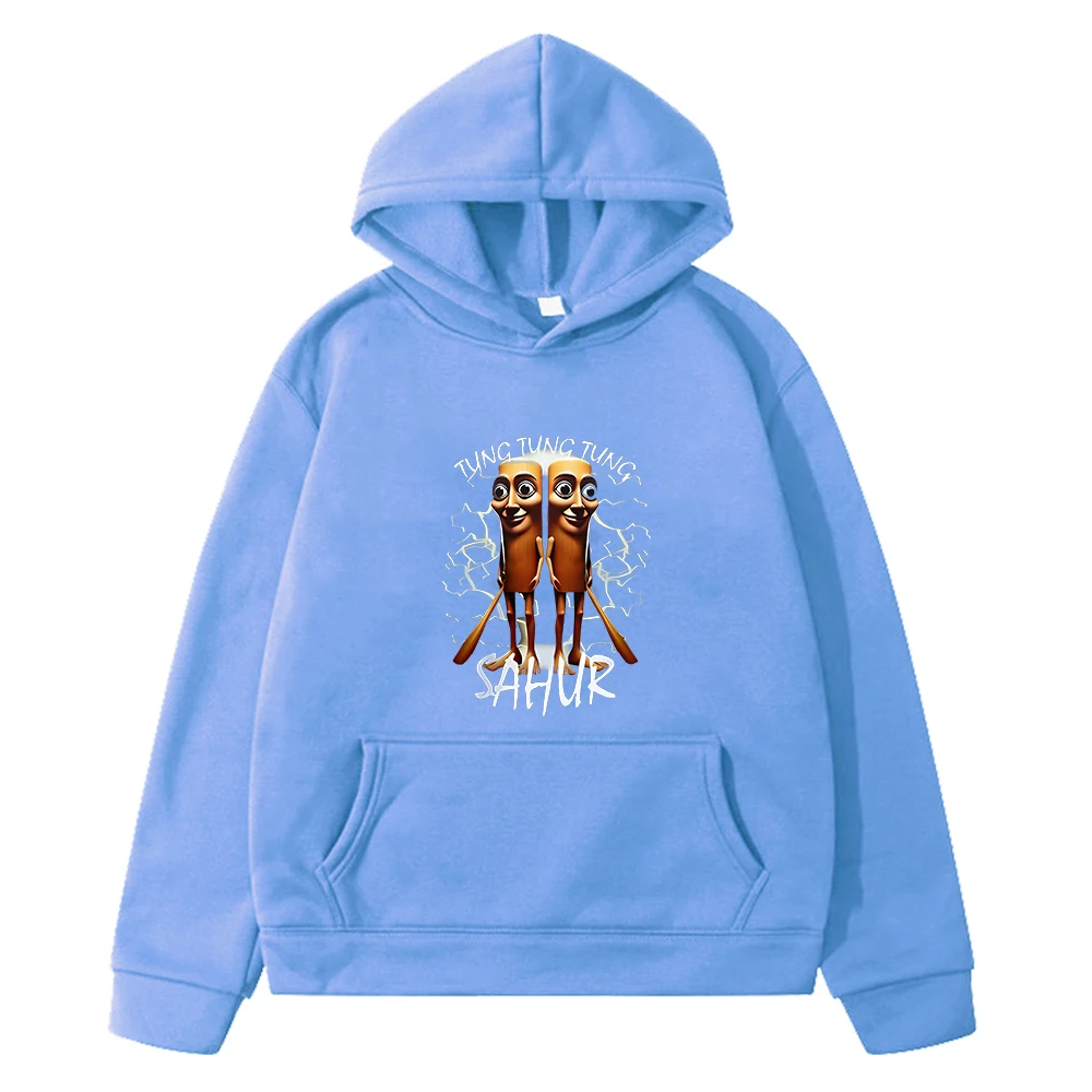 تونغ تونغ ساهر طباعة البلوز جاكيت من الصوف أنيمي هوديي للجنسين Kawaii الصبي البلوز الخريف طويلة الأكمام هودي طفل الملابس فتاة