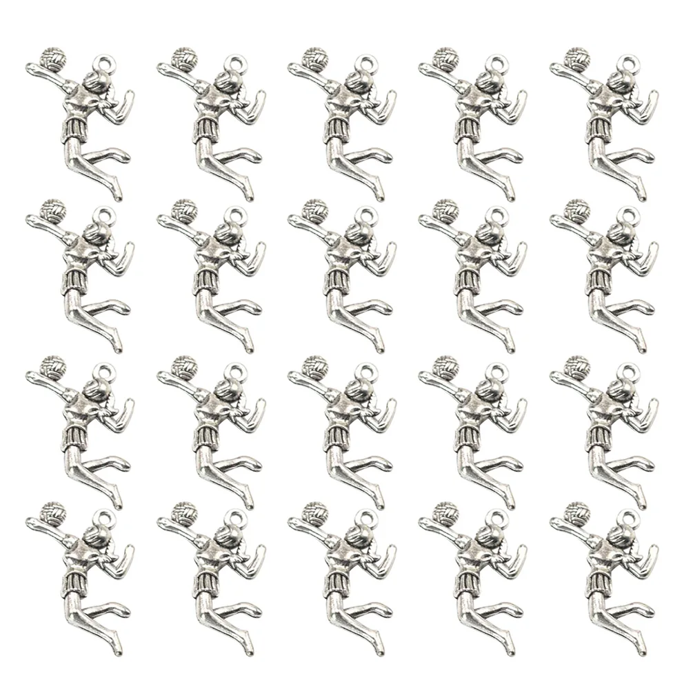 

20 Pcs Alloy Jewelry Accessories Charm Pendant Making DIY Charms Vintage Simple Stylish Necklace Bracelet Earrings Craft Project