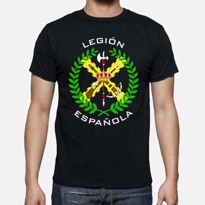 Spanish Legion Badge Ejército Español T-Shirt 100% Cotton O-Neck Summer Short Sleeve Casual Mens T-shirt Size S-3XL