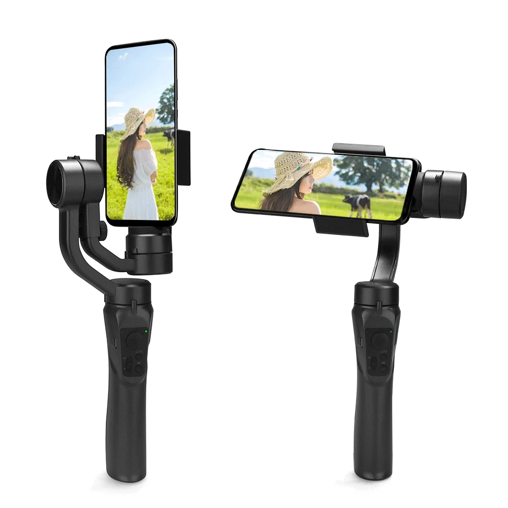 Mobile phone selfie stick stabilizer anti shake 3 axis gimbal handheld stabilizers vlog tripod holder for video Drone camera